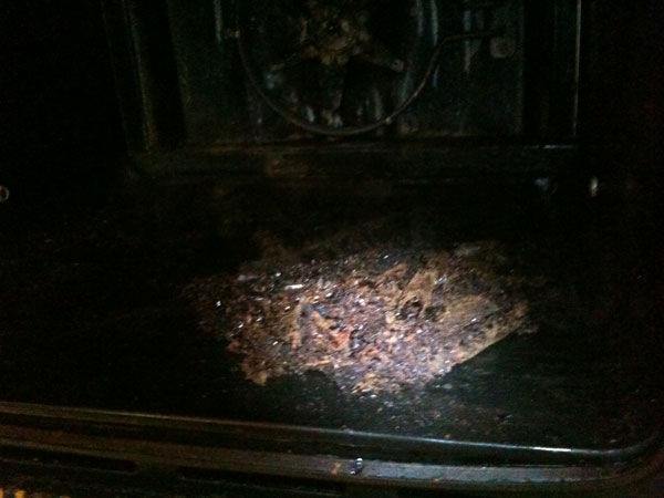 Oven Cleaning After